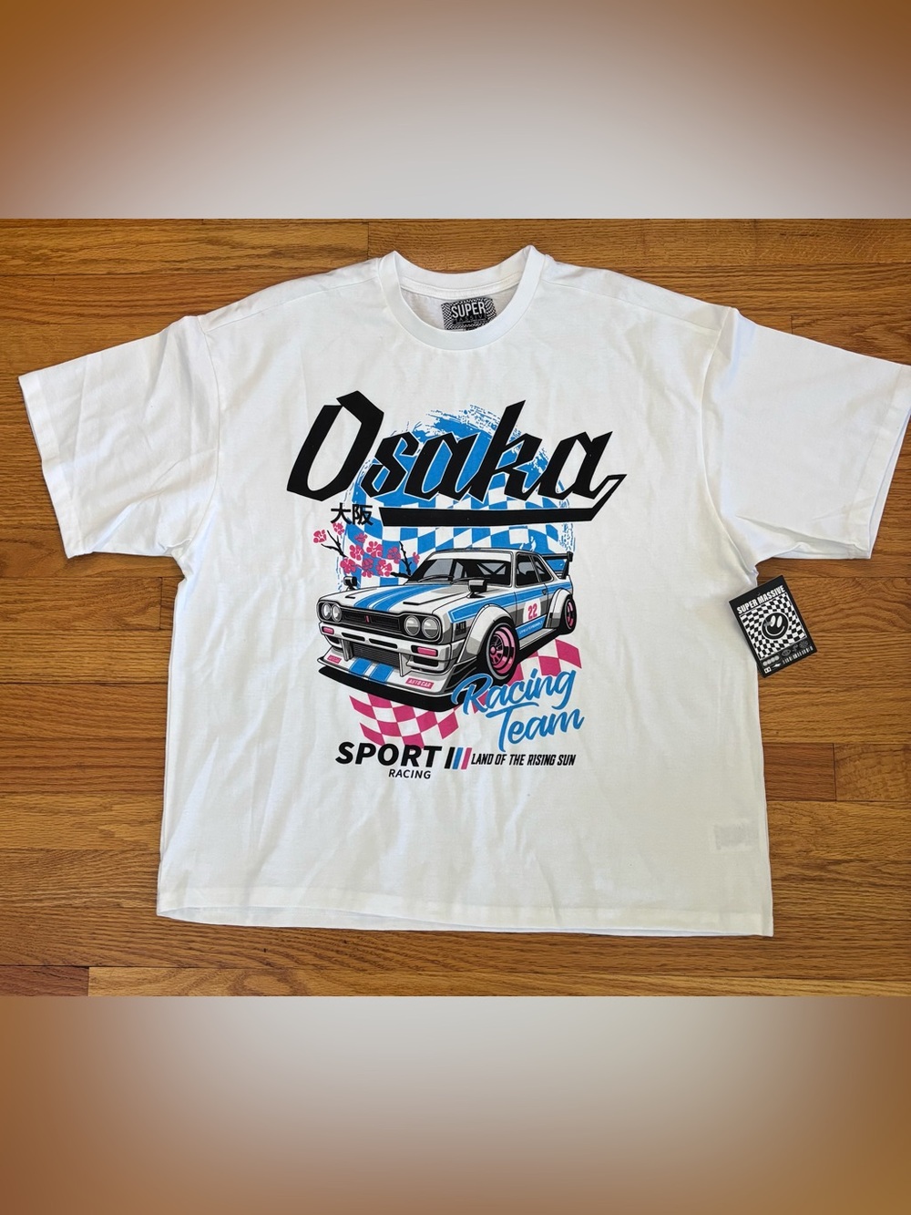 Super Massive Graphic Tee Men’s Large Osaka Japan Racing Tshirt Streetwear New